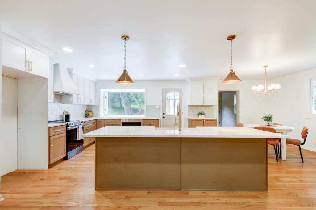 The countertop of a kitchen that we redid in Reading, PA